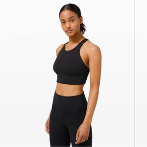 Lululemon Wunder Train Longline Bra C/D (Black) Size 6